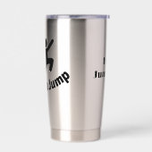 Life's a jump 保温保冷タンブラー (左面)