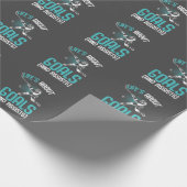 Life's Aboutゴールホッケープレイヤーアイスホッケーユース ラッピングペーパー (角)