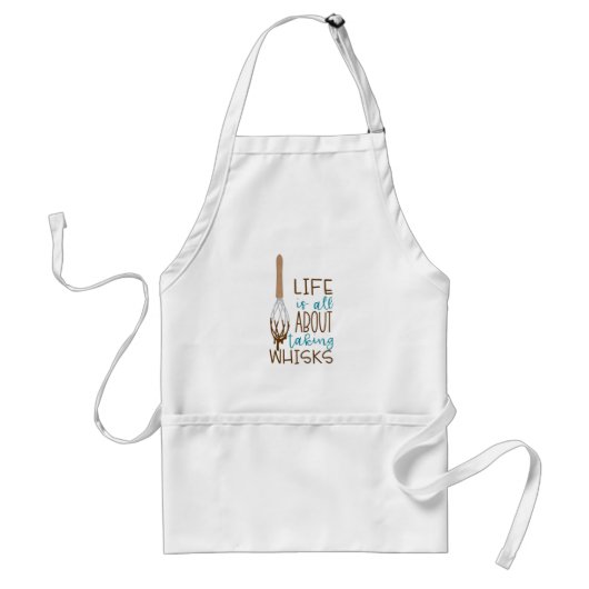Life's About Whisks(人生のテーマ:ウィスキーの取り組み) スタンダードエプロン (正面)