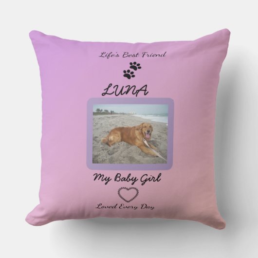 Life's Best Friend Celebration クッション (正面)