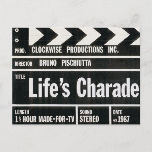 LIFE'S CHARADEはがき ポストカード (正面)