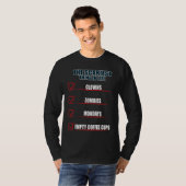 Life's Checklist Meme Fan Or Creator Tシャツ (正面フル)