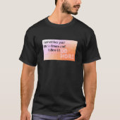 Life's Dream (dark) Tシャツ (正面)