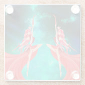 Life's Eternal Dance Glass Coaster ガラスコースター (裏面)