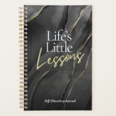 Life's Little Lessons - Black & Self-Discover プランナー手帳 (正面)