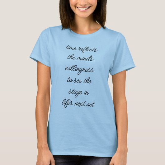 Life's Next Act Women's Basic Tシャツ (正面)