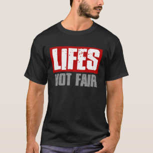 LIFES NOT FAIR正直リアリティはっきりしたプルオーバーフード付きスウェットシャツ Tシャツ
