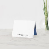 Life's Path Folded Greeting Card サンキューカード (裏面)