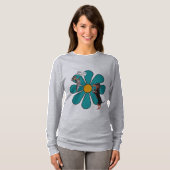 Life's Ruff, Hug a Pup Cute Flower Dachshund Tシャツ (正面フル)