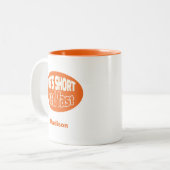 Life's Short Read Fast Reading Book Lovers ツートーンマグカップ (正面左)