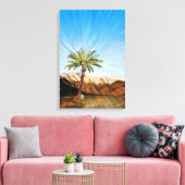 Life's Sustaining Palm Tree - Canvas Print キャンバスプリント (インサイチュ (リビング))