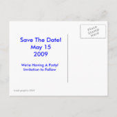 Lifesaver日付の保存 案内ポストカード (裏面)