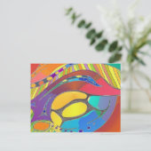 LifeScanオーガニックアはっきりしたートはがき ポストカード (スタンド正面)