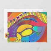 LifeScanオーガニックアはっきりしたートはがき ポストカード (正面/裏面)