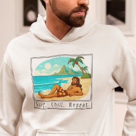 Lifestyle: Surf. Chill. Repeat. パーカ