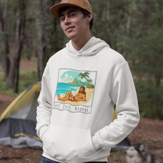 Lifestyle: Surf. Chill. Repeat. パーカ