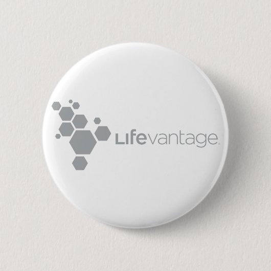 LifeVantageの企業のなロゴ灰色 缶バッジ (正面)