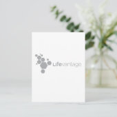 LifeVantage企業のロゴ – グレー ポストカード (スタンド正面)