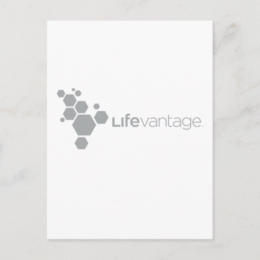 LifeVantage企業のロゴ – グレー ポストカード (正面)
