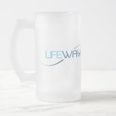 LifeWaveのロゴのマグ フロストグラスビールジョッキ (左)