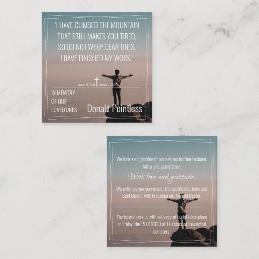 Lifeworks 002ノートカード ノートカード (正面/裏面)