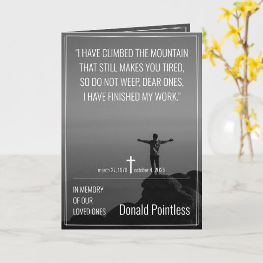 Lifeworks 002 カード (黄色い花)