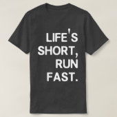 Lifex27s Short Run Fast Tシャツ (デザイン正面)