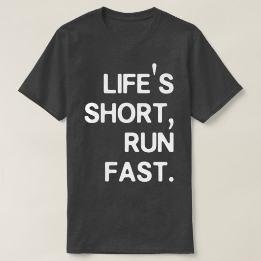 Lifex27s Short Run Fast Tシャツ (デザイン正面)