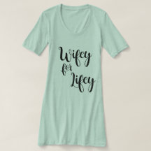 Lifeyの花嫁PJのワイシャツのためのWifey
