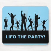 Lifo the Party 面白い会計士ジョーク マウスパッド (正面)
