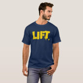 LIFT イエロー Tシャツ (正面フル)