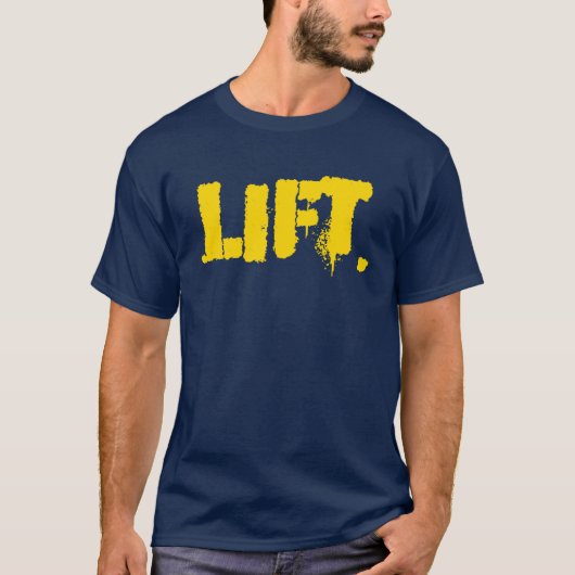 LIFT イエロー Tシャツ (正面)