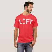 Lift Deadlifting Weightlifting Weightlift Weightli Tシャツ (正面フル)