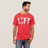 Lift Gym Funny Inspiring Motivational Workout Gift Tシャツ (正面フル)