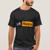Lift Heavy boy Tシャツ (正面)