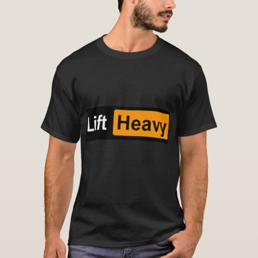 Lift Heavy boy Tシャツ (正面)