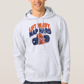 Lift Heavy Funny パーカ (正面)