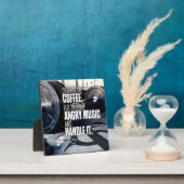 Lift Heavy Inspiration – コーヒーと音楽怒の紹介 フォトプラーク (インサイチュ)