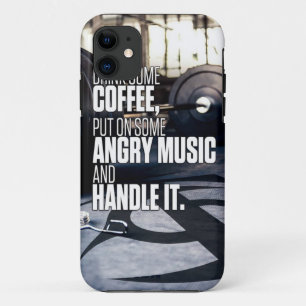 Lift Heavy Inspiration – コーヒーと音楽怒の紹介 iPhone 11 ケース