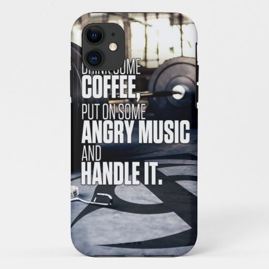 Lift Heavy Inspiration – コーヒーと音楽怒の紹介 Case-Mate iPhoneケース (裏面)