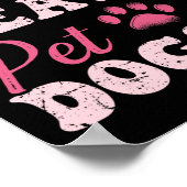 Lift Heavy Pet Dogs Workout Bodybuilding Weightlif ポスター (角)