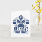 Lift Heavy Pray Hard  カード (黄色い花)
