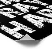 Lift Heavy Pray Hard Gym Workout Christian Gift On ポスター (角)