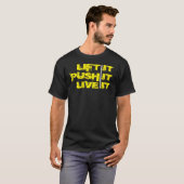 Lift It, Push It & Live It モチベーショナルTシャツ Tシャツ (正面フル)