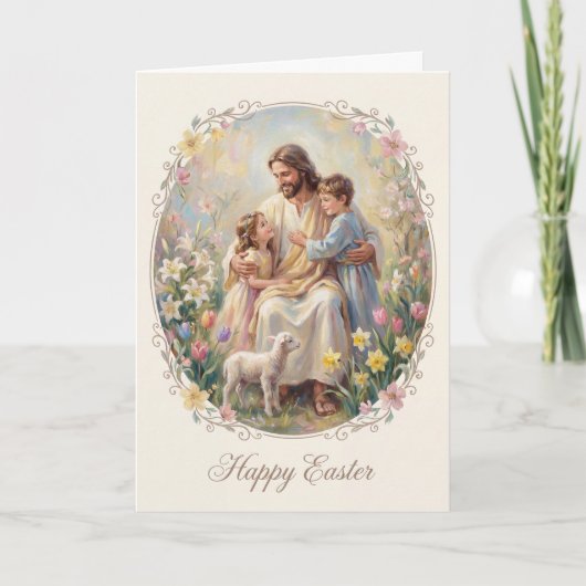 Lift Up Your Eyes Easter Card カード (正面)