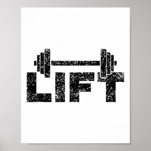 Lift Workout Lifting Weightlifting Gym 1 ポスター (正面)