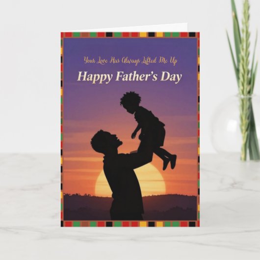 Lifted by Love Father's Day Card シーズンカード (正面)