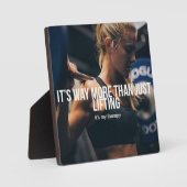 Lifting Is Myセラピー – ウィメンズジムトレーニング フォトプラーク (正面)