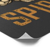 Lifting My Spirits -Bodybuilding Gym Humor- Funny ポスター (角)