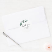 LIFY植物性ユーカリ離れス・ラ結婚ベル ラウンドシール (封筒)